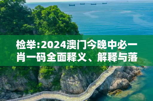 检举:2024澳门今晚中必一肖一码全面释义、解释与落实