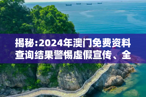 揭秘:2024年澳门免费资料查询结果警惕虚假宣传、全面解答与解释