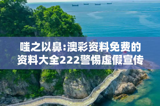 嗤之以鼻:澳彩资料免费的资料大全222警惕虚假宣传全面释义