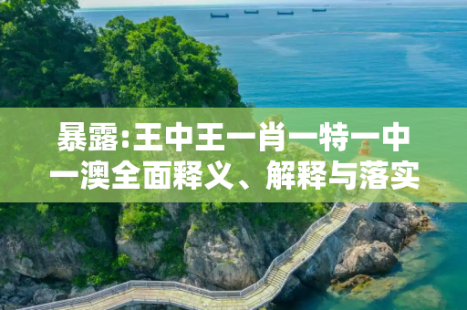 暴露:王中王一肖一特一中一澳全面释义、解释与落实