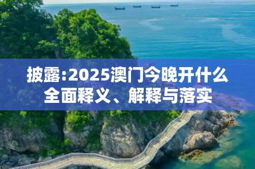 披露:2025澳门今晚开什么全面释义、解释与落实