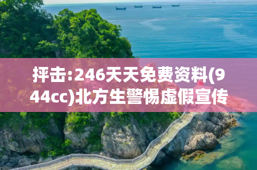 抨击:246天天免费资料(944cc)北方生警惕虚假宣传、全面解答与解释