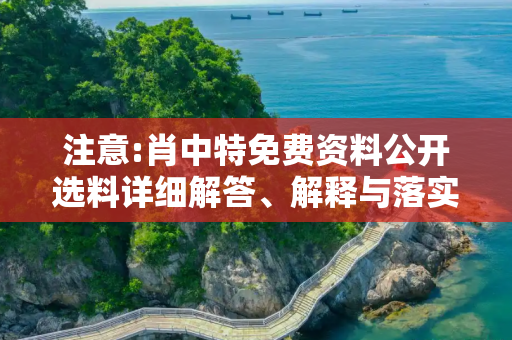 注意:肖中特免费资料公开选料详细解答、解释与落实