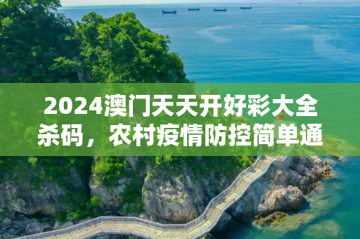 2024澳门天天开好彩大全杀码，农村疫情防控简单通告