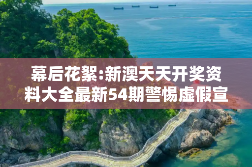 幕后花絮:新澳天天开奖资料大全最新54期警惕虚假宣传-全面释义
