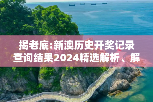 揭老底:新澳历史开奖记录查询结果2024精选解析、解释与落实