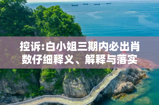 控诉:白小姐三期内必出肖数仔细释义、解释与落实