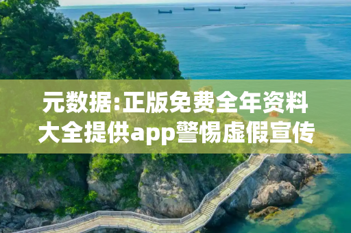 元数据:正版免费全年资料大全提供app警惕虚假宣传-全面释义