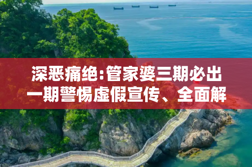 深恶痛绝:管家婆三期必出一期警惕虚假宣传、全面解答与解释