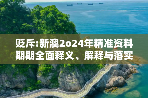 贬斥:新澳2o24年精准资料期期全面释义、解释与落实