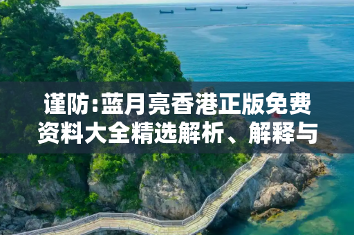 谨防:蓝月亮香港正版免费资料大全精选解析、解释与落实